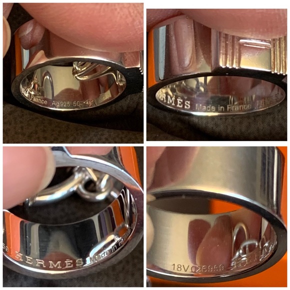 🔴SOLD🔴 Hermes Alpha Kelly Double Ring. Size 48, 50 - Picture 11 of 14